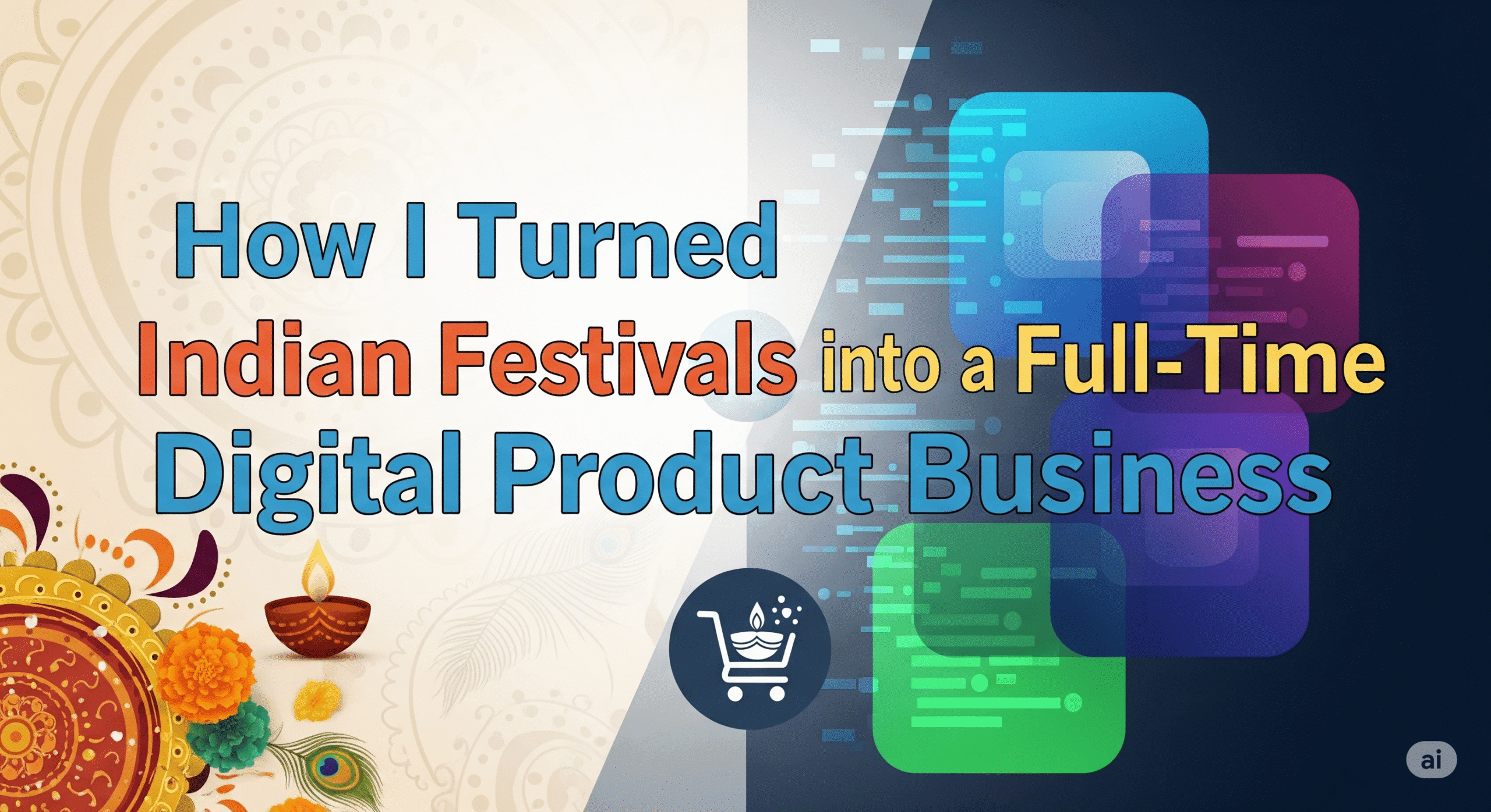 How I Turned Indian Festivals into a Full-Time Digital Product Business